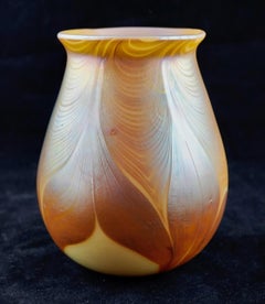 Tiffany Favril Pulled Feather Vase