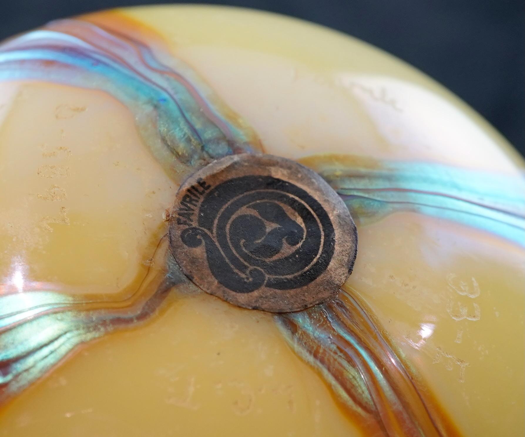 Vaso di piume Tiffany Favril In condizioni ottime in vendita a Sarasota, FL