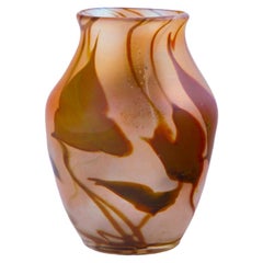 Tiffany Favrile Autumn Leaf Paperweight Vase