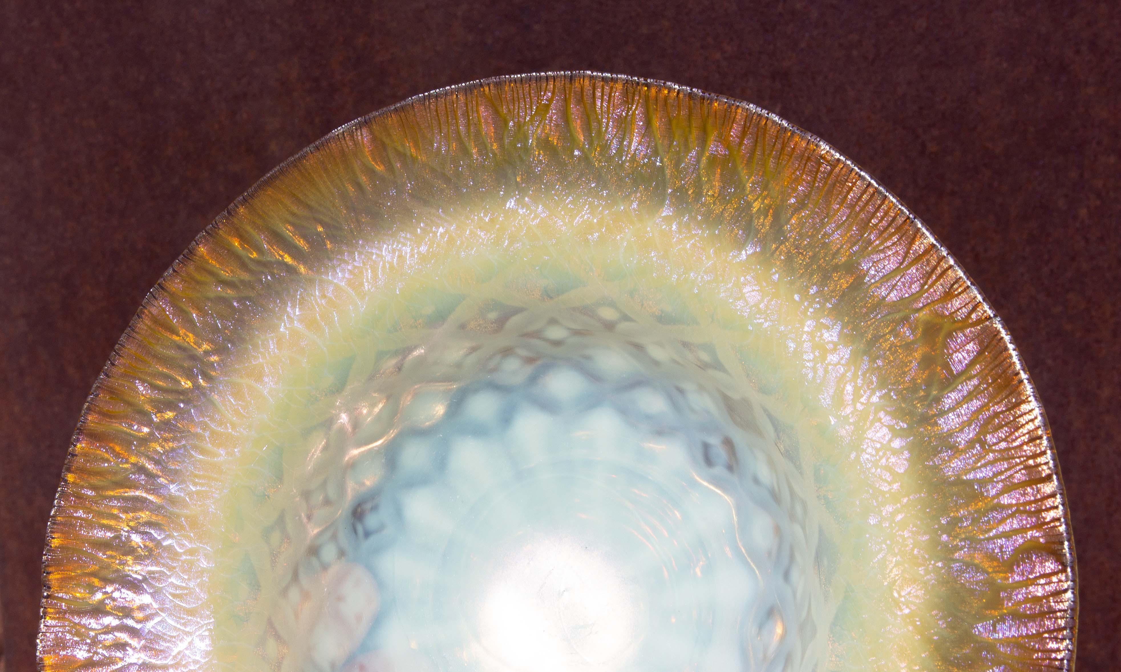 North American Tiffany Favrile Glass Bowl