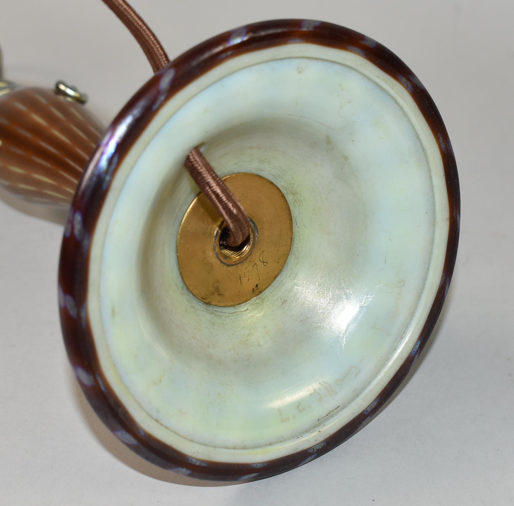 Lámpara de tocador Tiffany Favrile Art Glass en venta 3