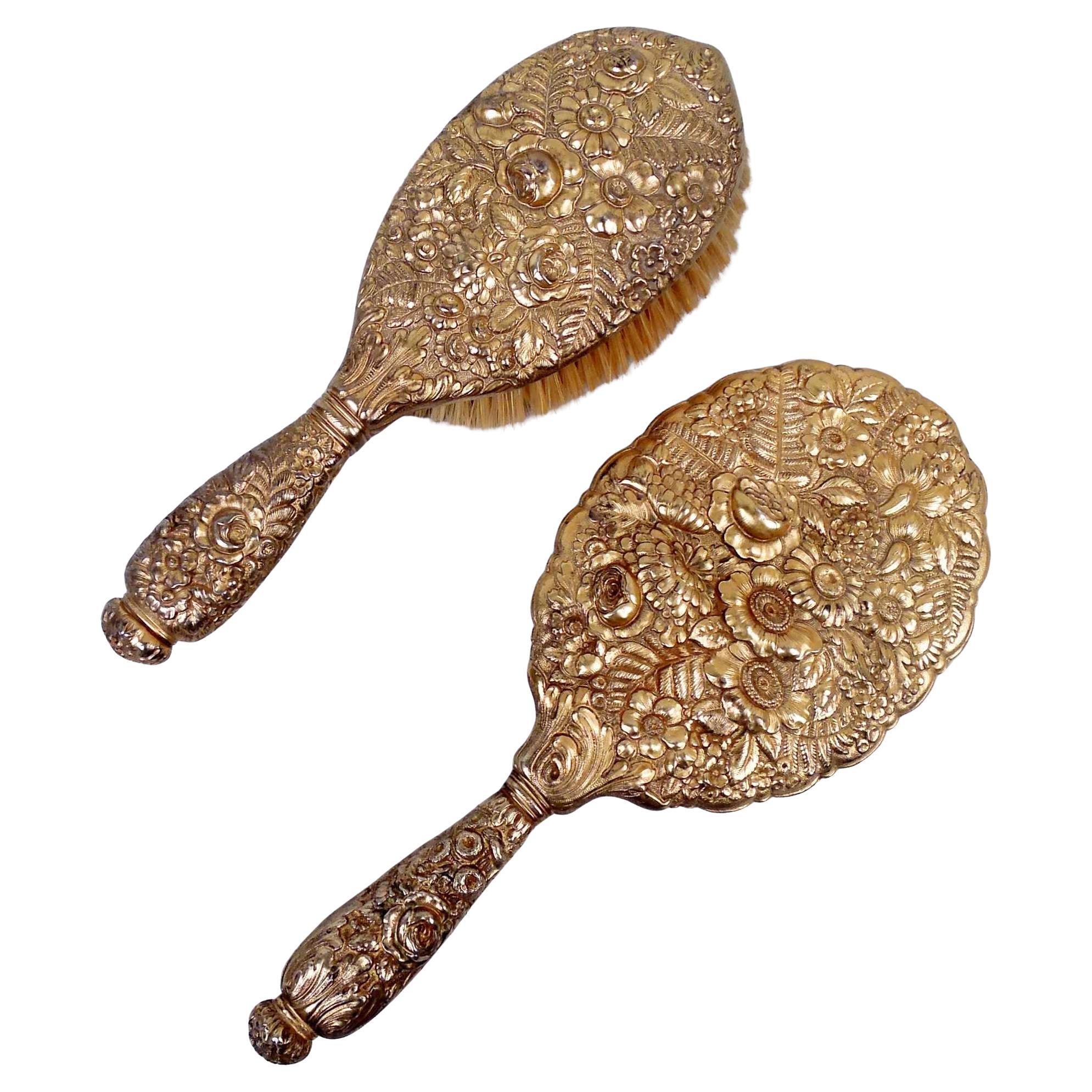 Tiffany Fern
Flower Vanity Pair with Hand Mirror
Hairbrush