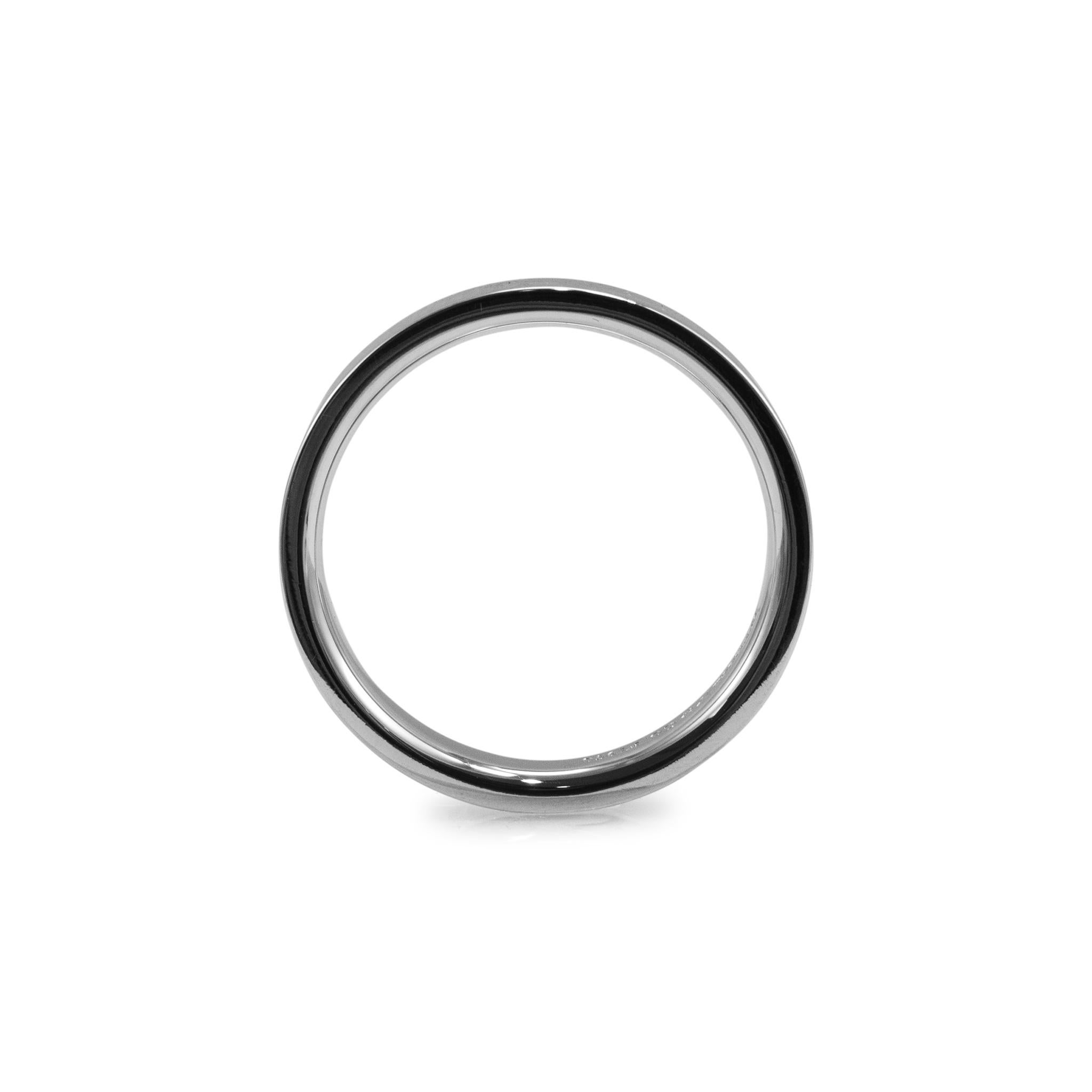 Anello Tiffany Forever Platinum 3MM Wedding Band in vendita 1