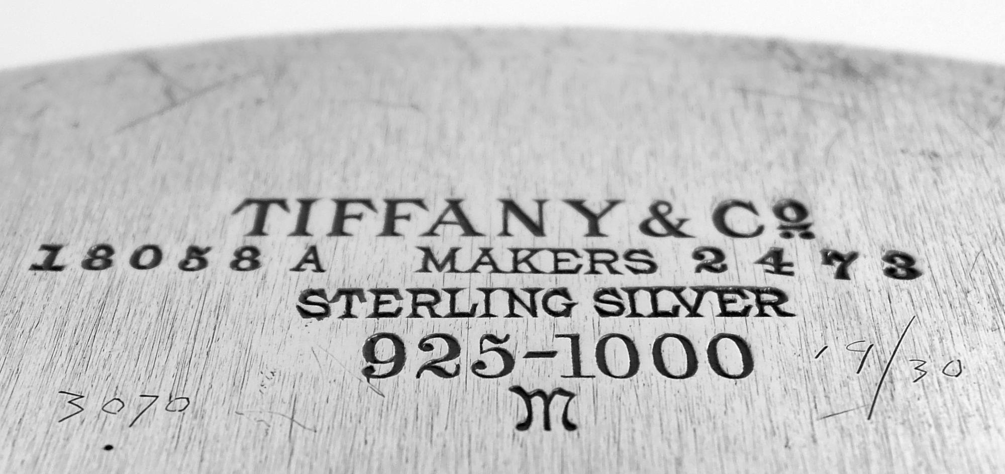 Tiffany Fresh and Pretty Art Nouveau Sterling Silver Bowl For Sale 2