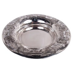 Antique Tiffany Fresh and Pretty Art Nouveau Sterling Silver Bowl