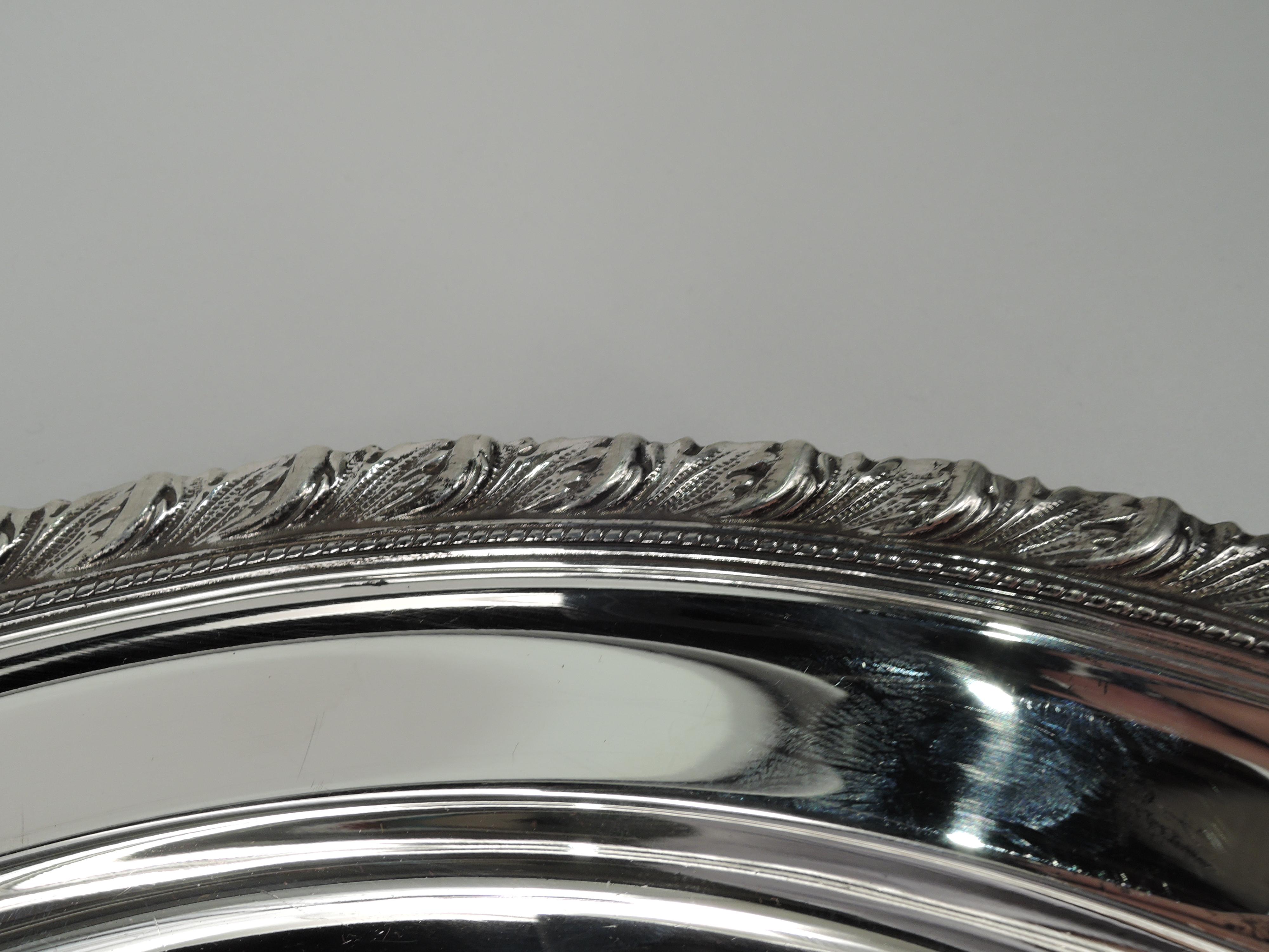 American Tiffany & Co. Georgian-Style Sterling Silver Serving Tray