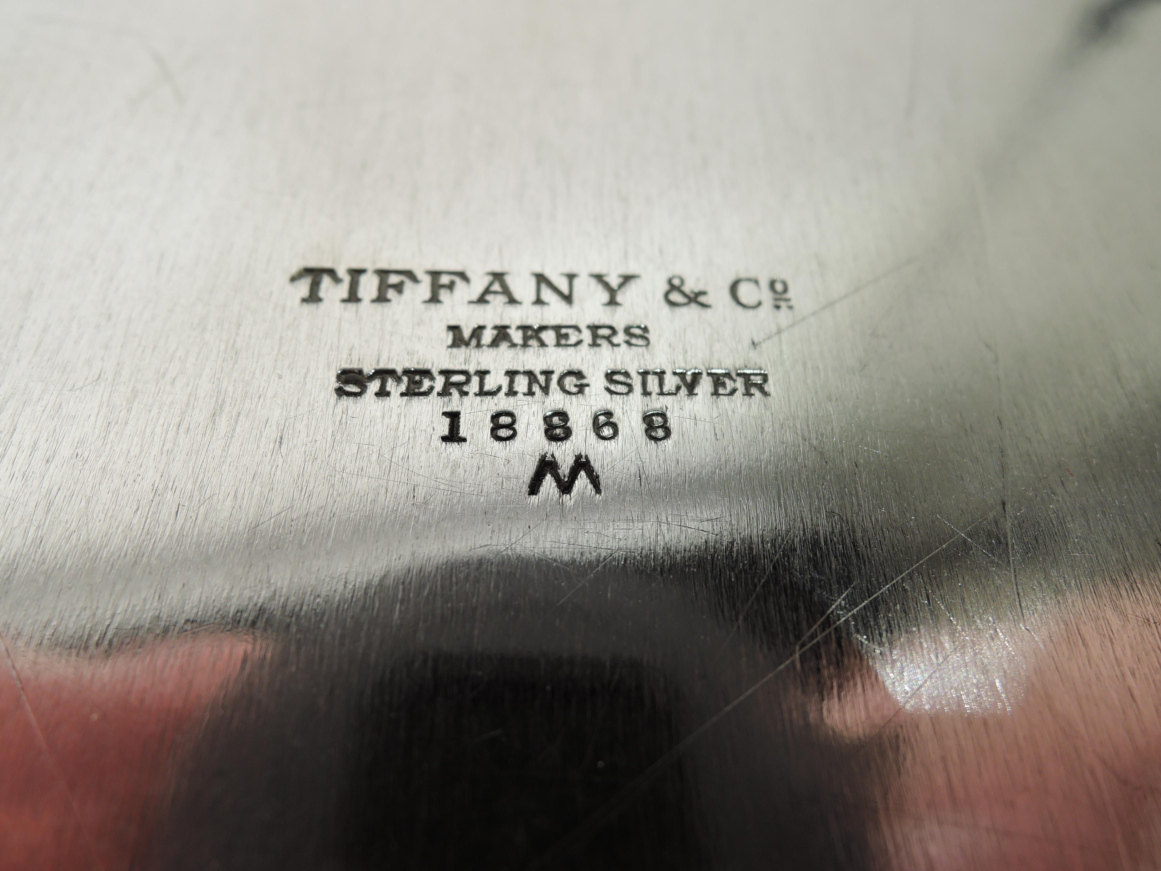 20th Century Tiffany & Co. Georgian-Style Sterling Silver Serving Tray