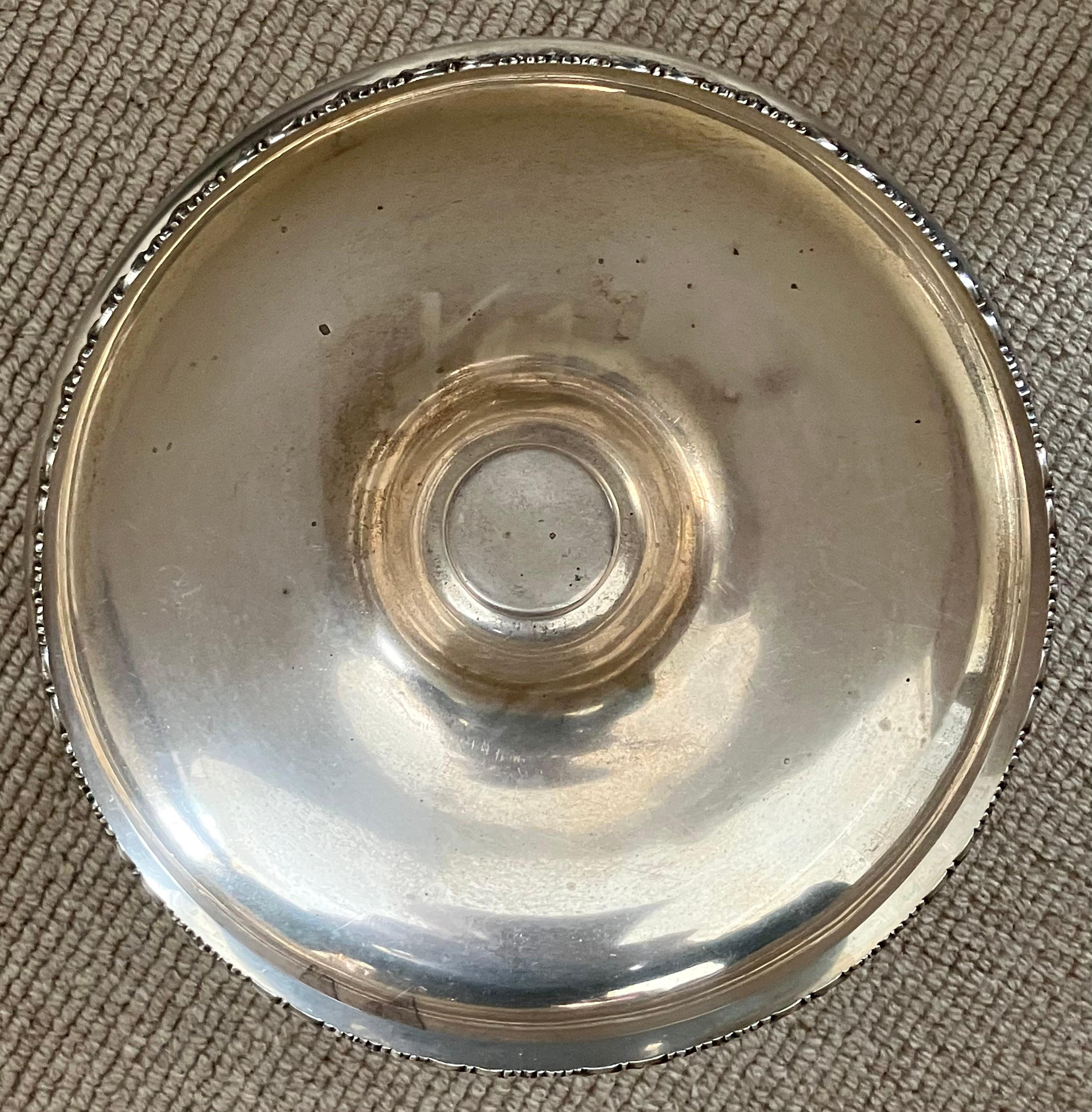  Tiffany Gilt-Washed Sterling Silver Center Bowl Circa 1873-1891 1