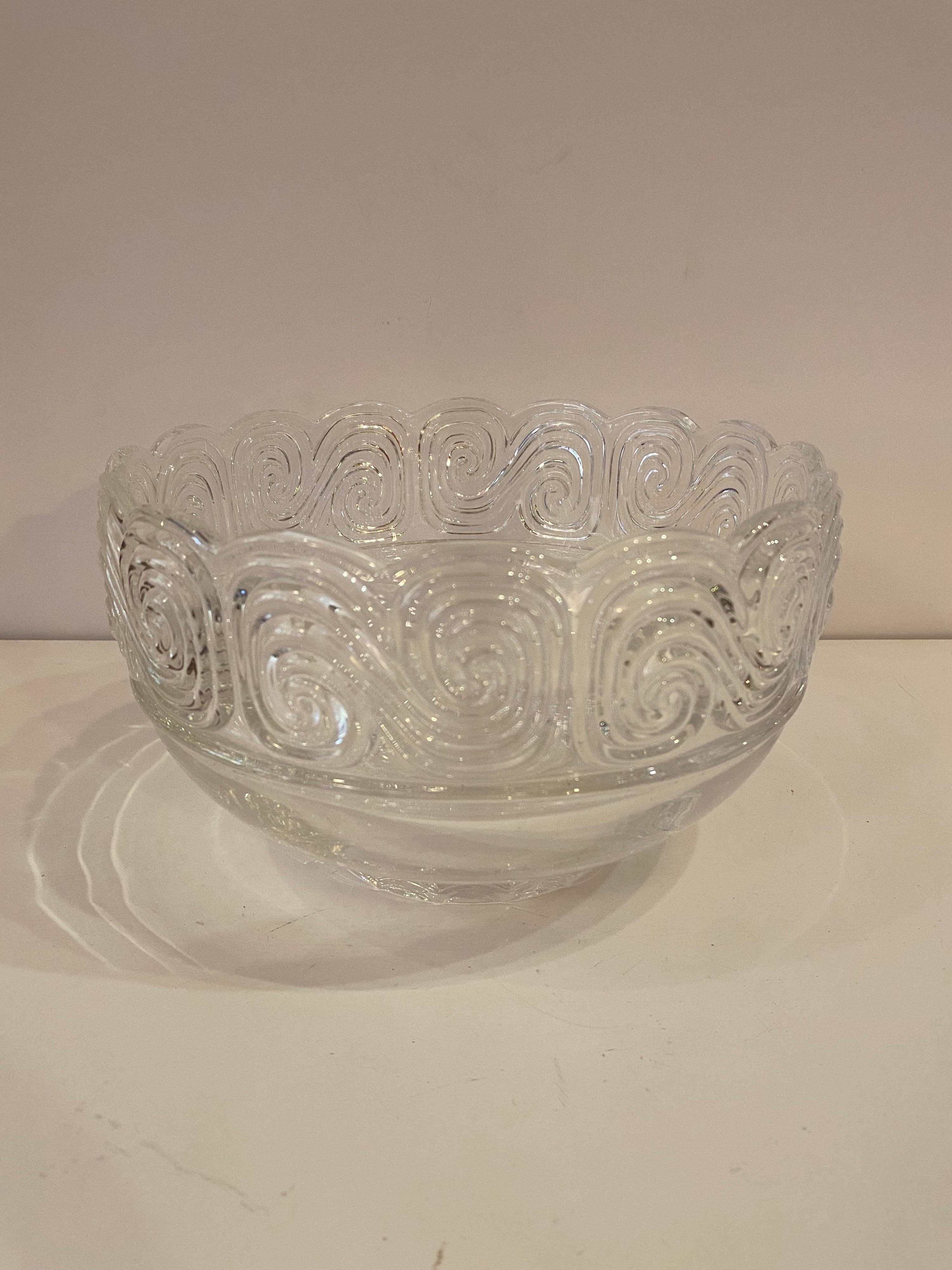 American Tiffany Glass Center Bowl For Sale