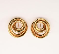 Tiffany Gold Coiled Earrings
