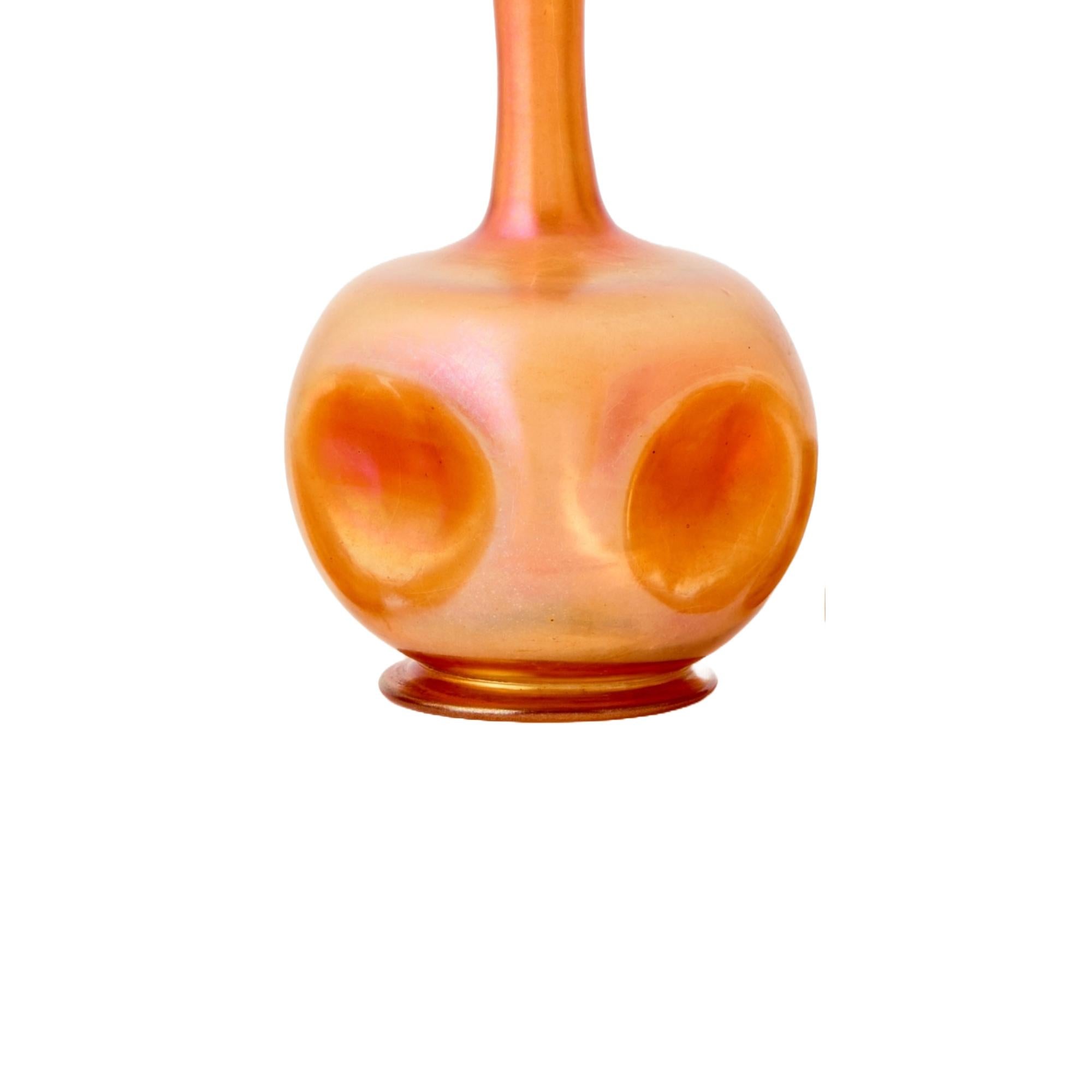 Tiffany Gold Favrile Blown Glass Cordial Service, Louis Comfort Tiffany, 1902 For Sale 1