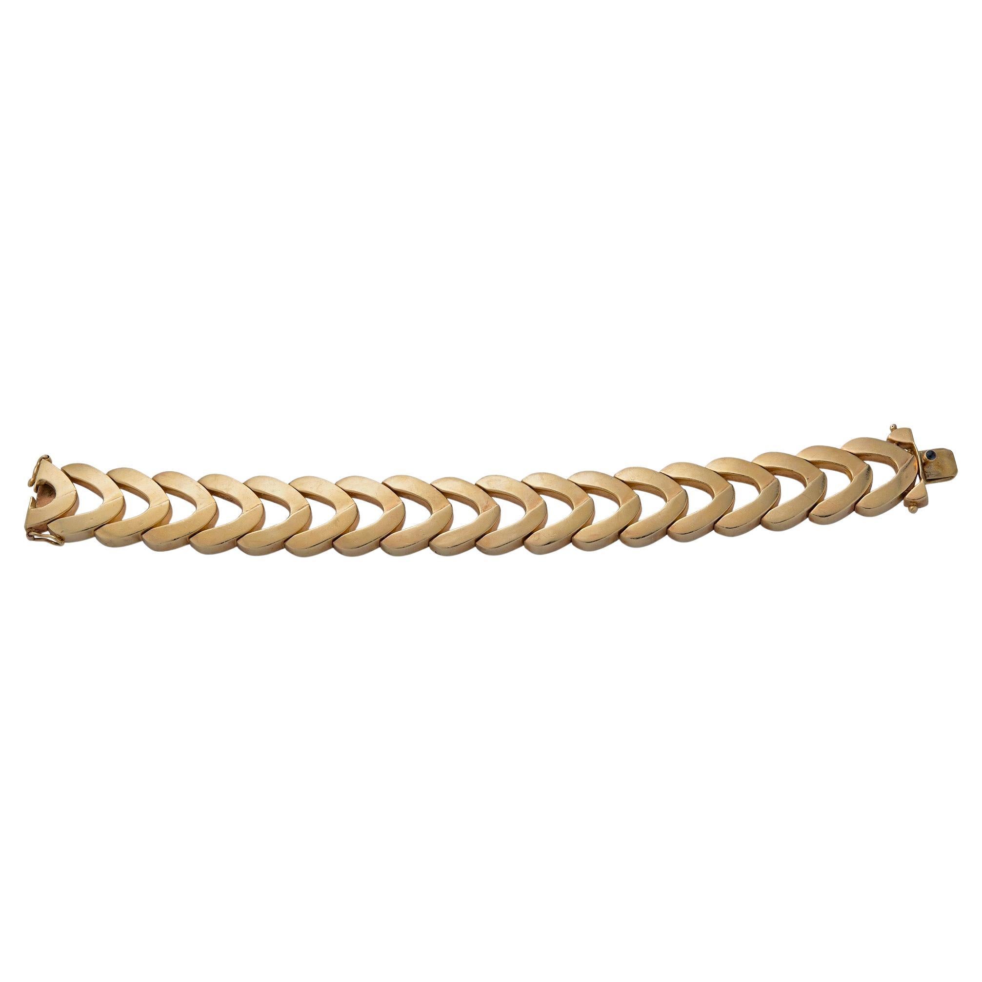 Tiffany Gold Links Bracelet For Sale