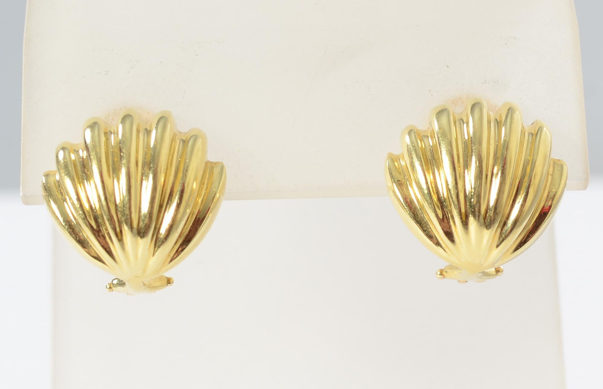 tiffany shell earrings