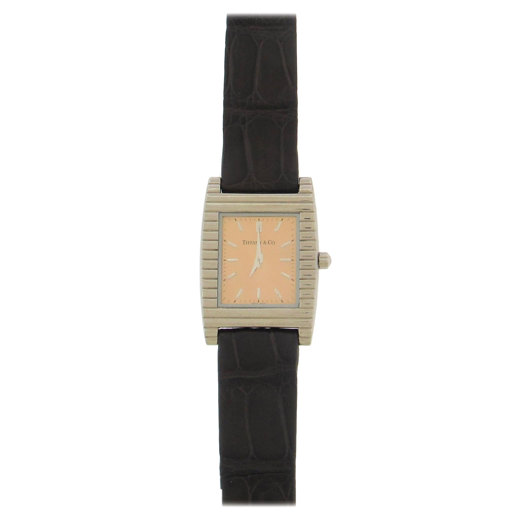 Tiffany Gold Wristwatch, Circa 2000 In Good Condition For Sale In New York, NY