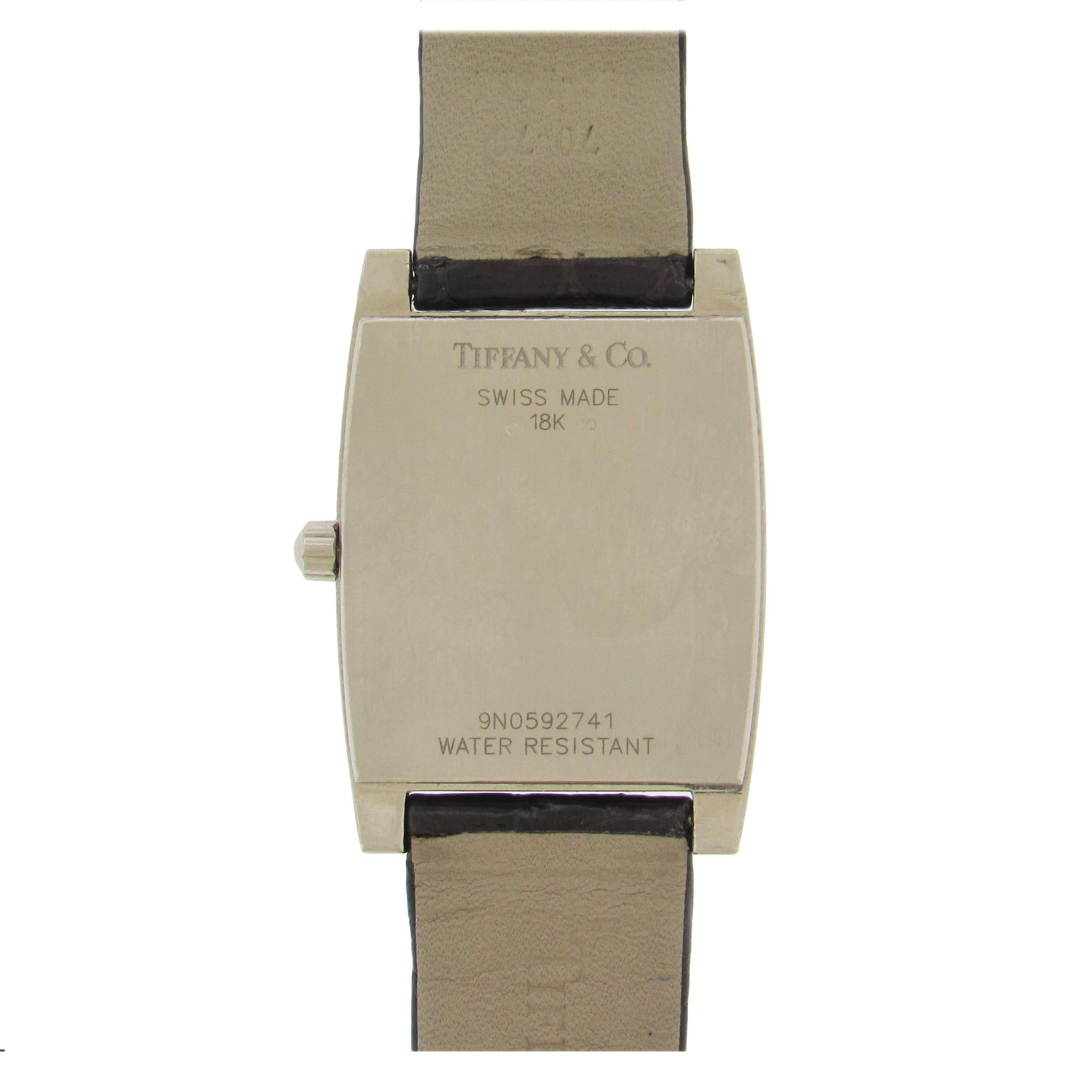 Tiffany Gold-Armbanduhr, ca. 2000 Damen im Angebot