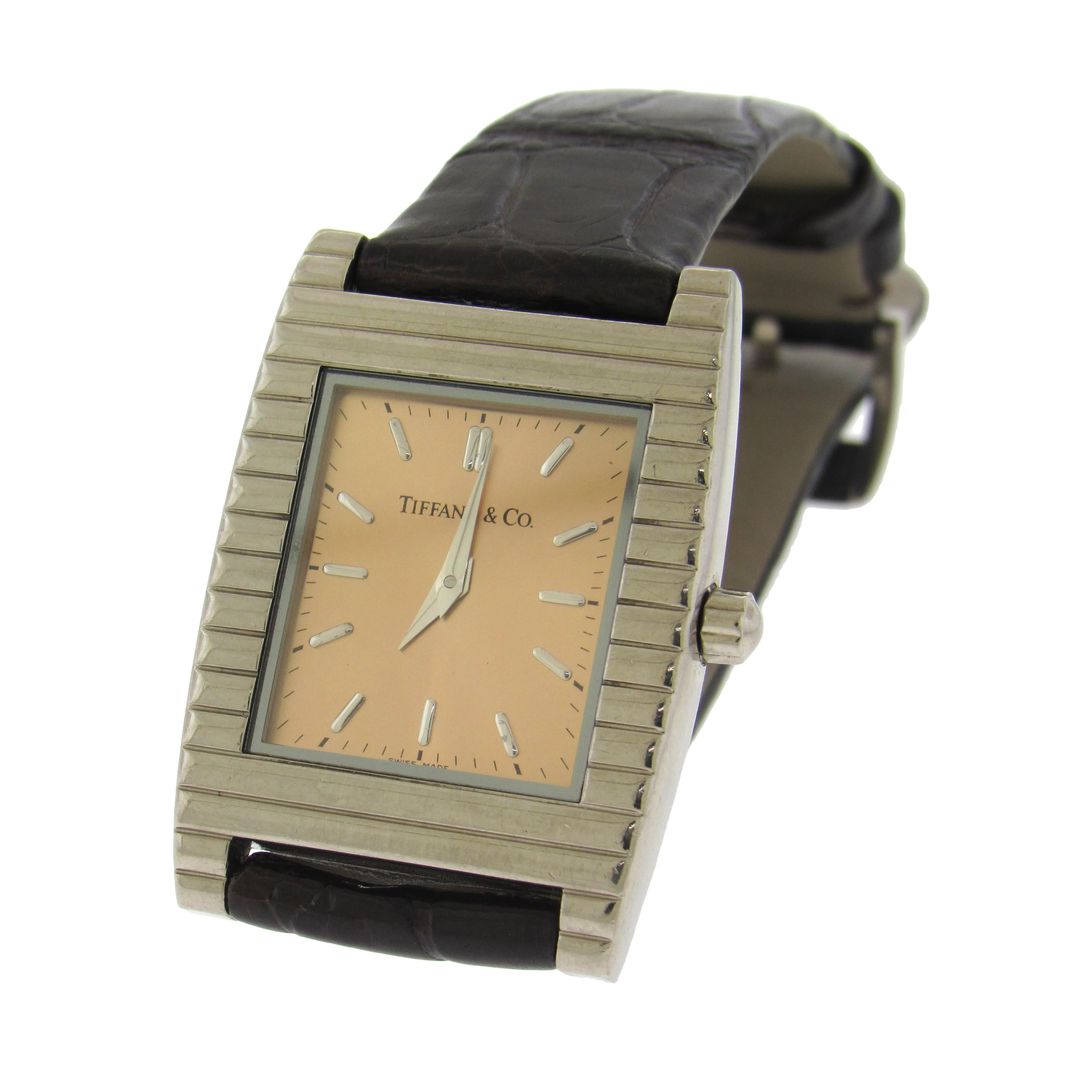 Tiffany Gold Wristwatch, Circa 2000 For Sale 1