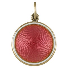 Tiffany guilloché enamel locket, circa 1900.
