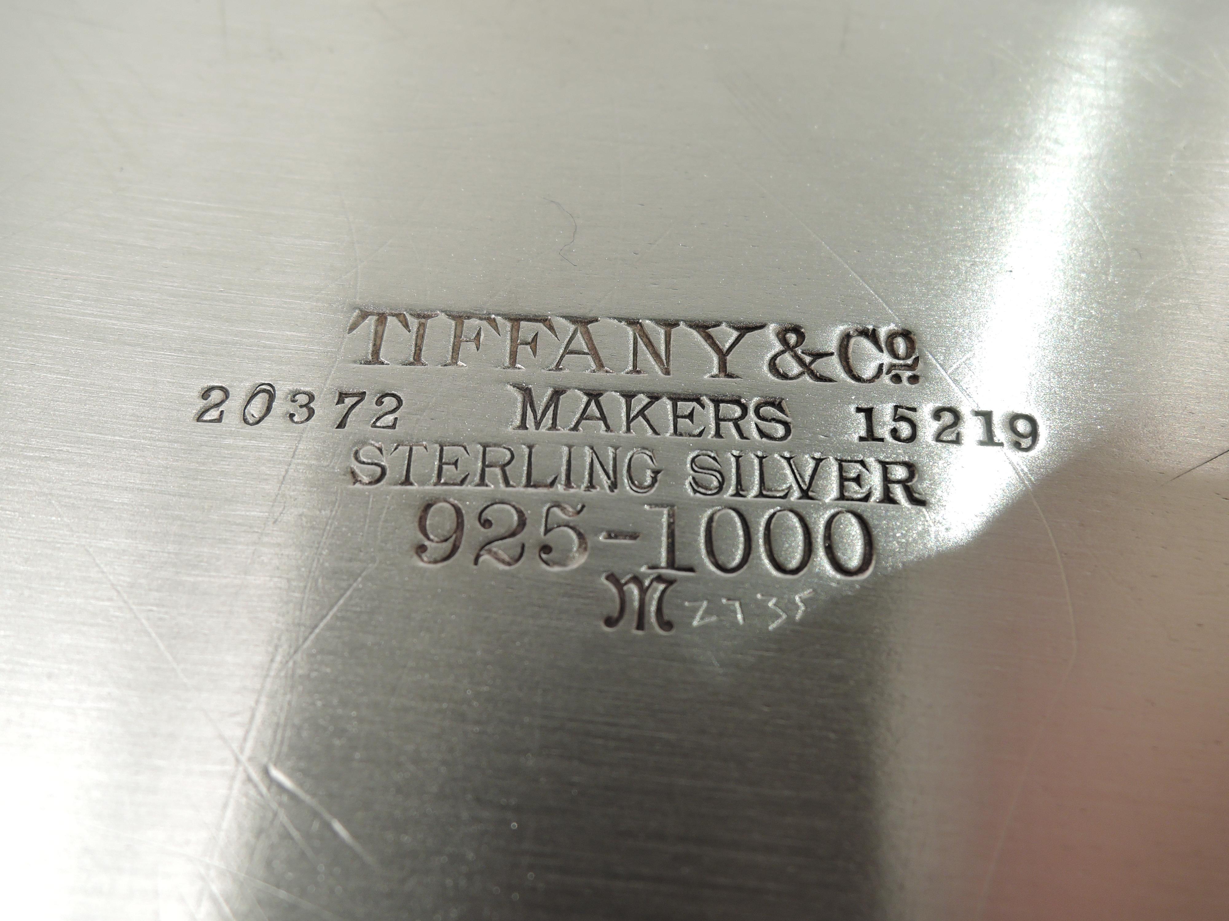 20th Century Tiffany Hampton American Art Deco Sterling Silver Serving Tray