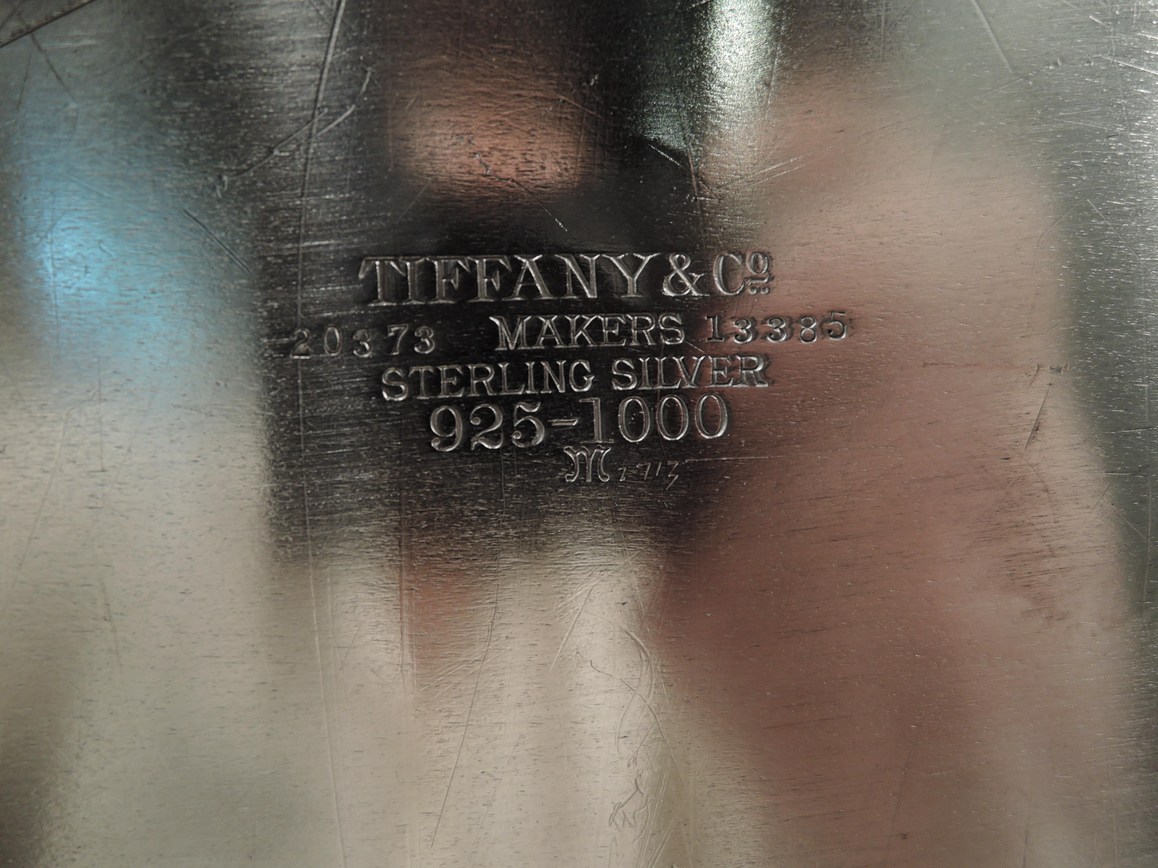 20th Century Tiffany Hampton American Art Deco Sterling Silver Serving Tray