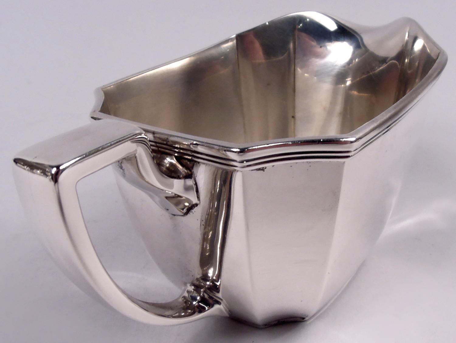 Juego de café y té Tiffany Hampton Art Déco de plata de ley en bandeja en venta 3