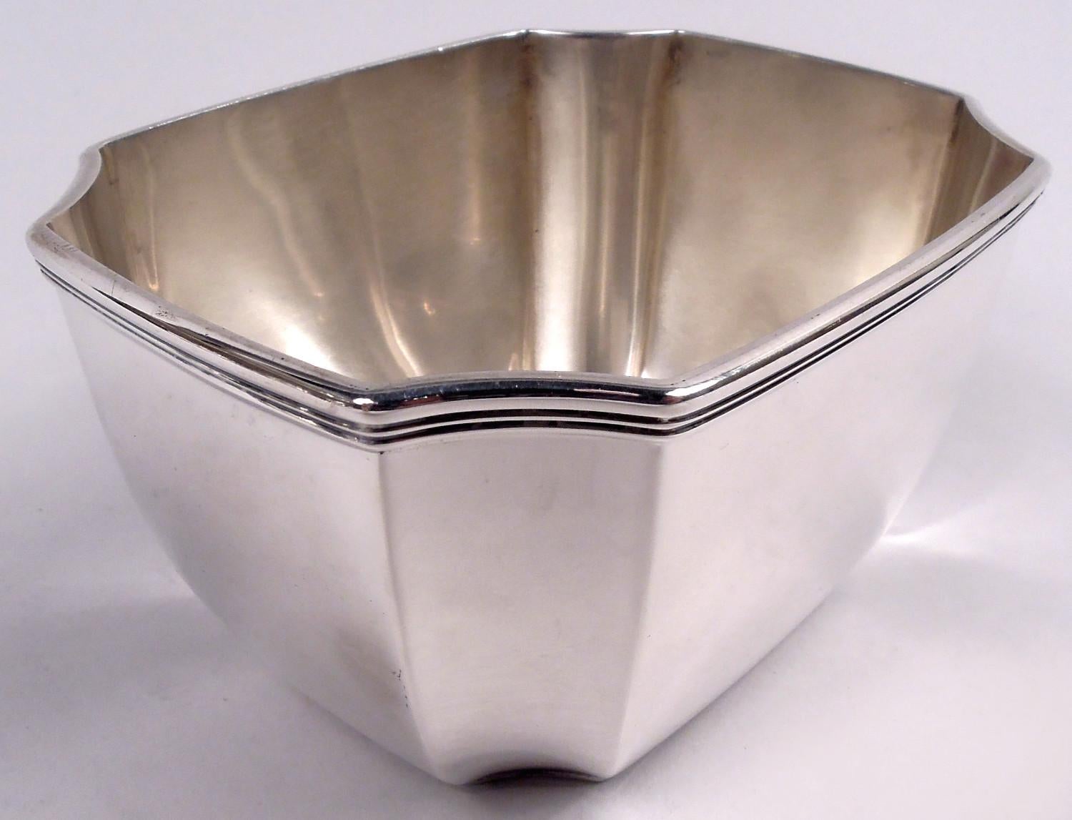 Juego de café y té Tiffany Hampton Art Déco de plata de ley en bandeja en venta 6
