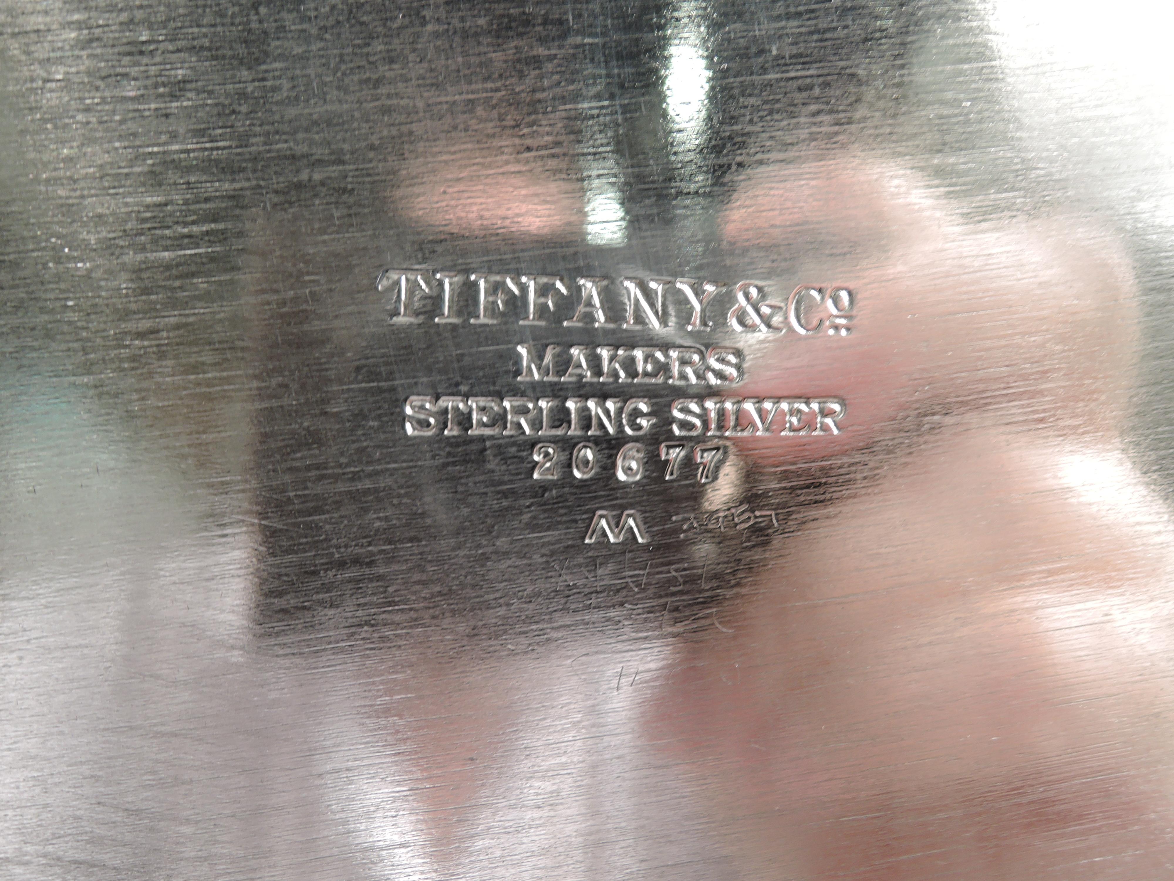 Tiffany & Co. Hampton Art Deco Sterling Silver Coffee & Tea Set on Tray 4