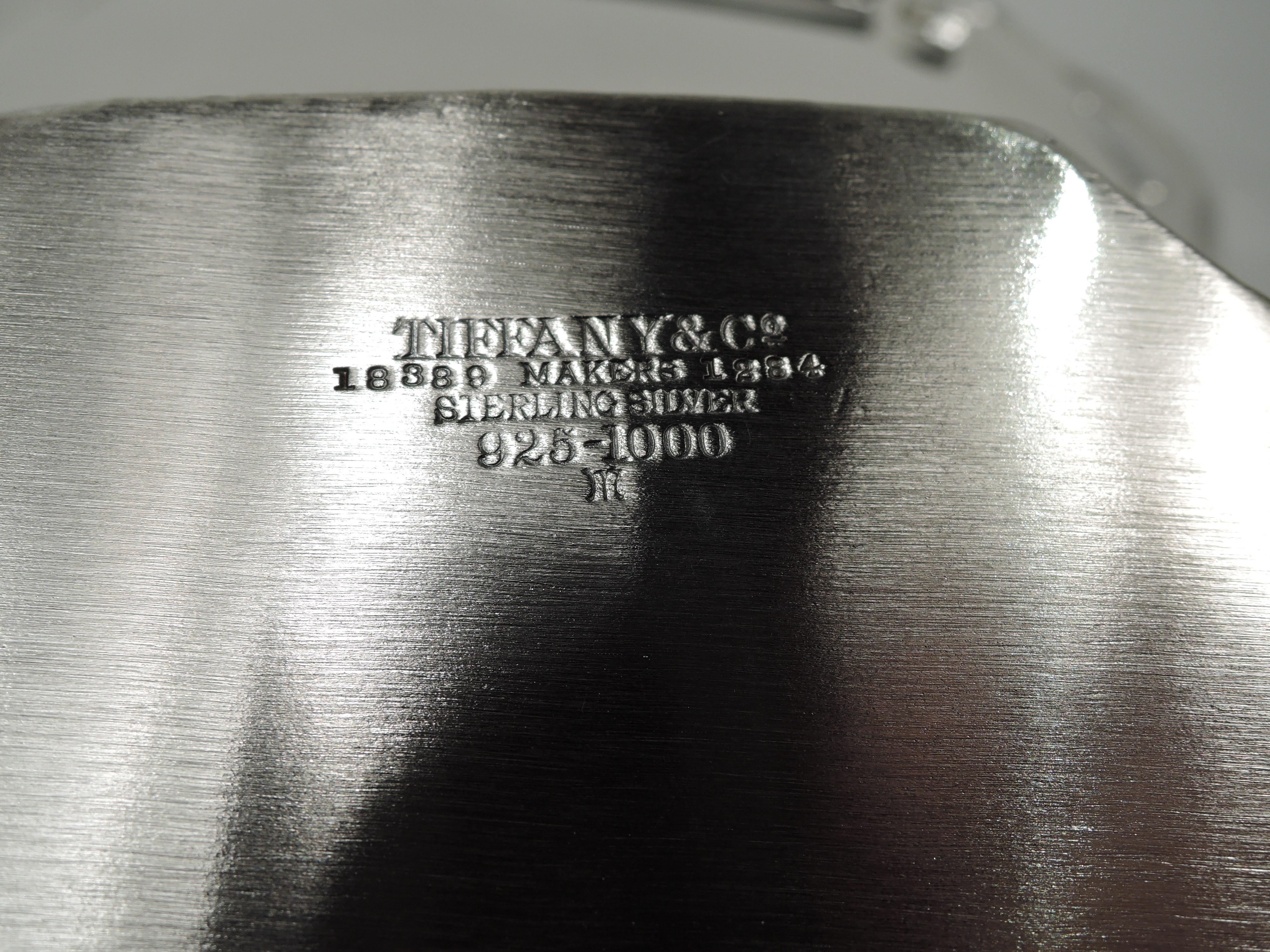 Tiffany Hampton Art Deco Sterling Silver Coffee & Tea Set on Tray 1