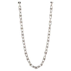Collar de eslabones pequeños Tiffany Hard Wear de plata de ley