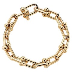 Tiffany HardWear Bracelet moderne à maillons en or jaune 18 carats