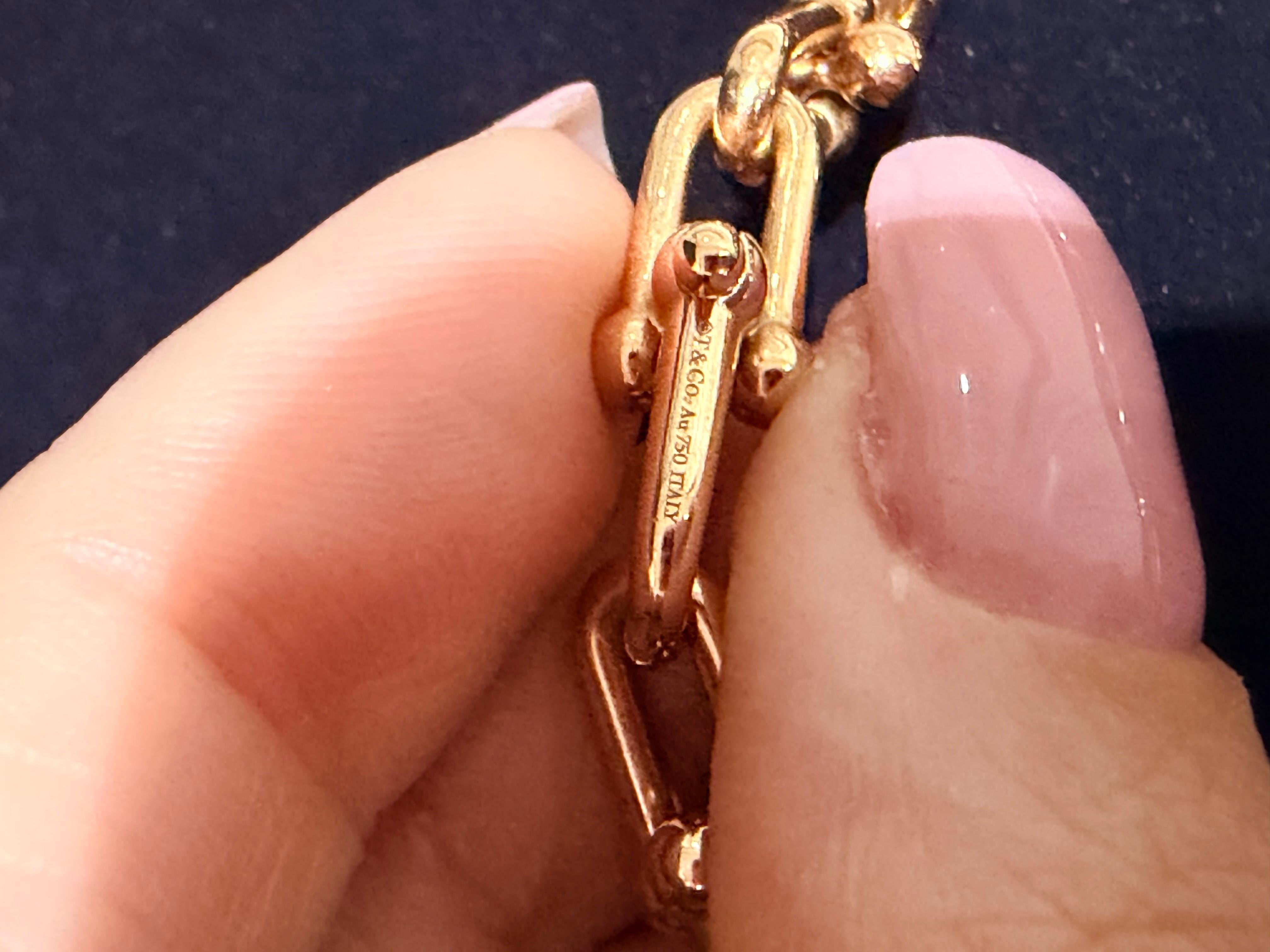 Collier à chaîne graduée HardWear de Tiffany en or rose 18 carats Excellent état - En vente à London, England