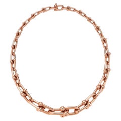 Tiffany HardWear graduated chain necklace in 18k rose gold