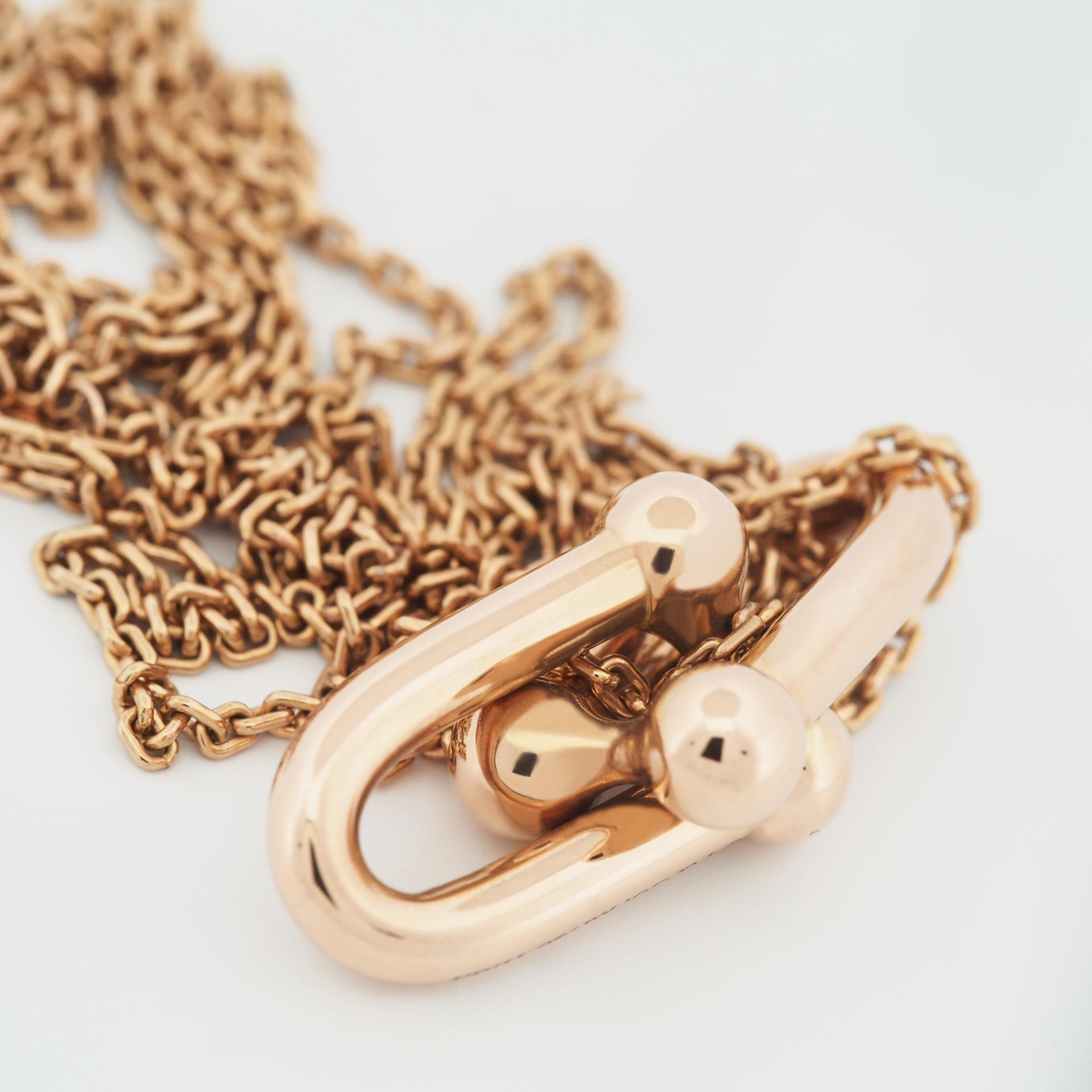Women's Tiffany HardWear Large Double Link Pendant Necklace PG