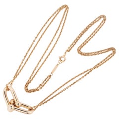 Tiffany HardWear Large Double Link Pendant Necklace PG