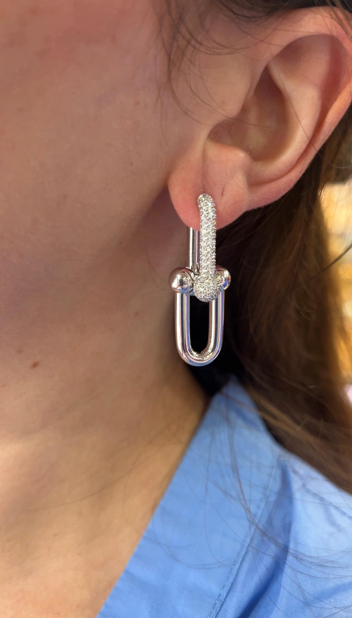 Orecchini Tiffany HardWear PaperClip In condizioni ottime in vendita a London, GB