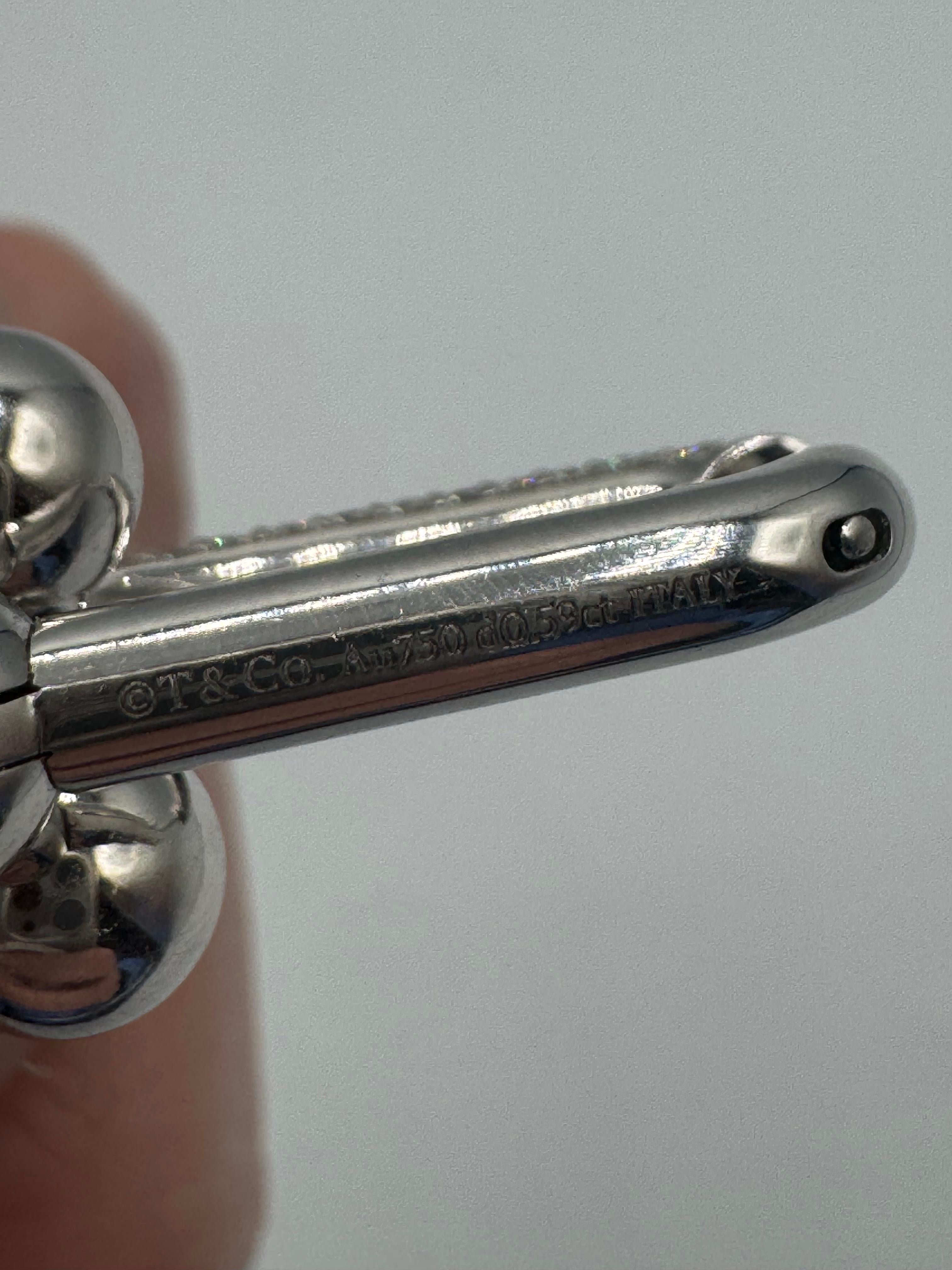 da uomo o donna Orecchini Tiffany HardWear PaperClip in vendita
