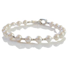 Tiffany HardWear Pearl Bracelet in Silver, 5-6 mm