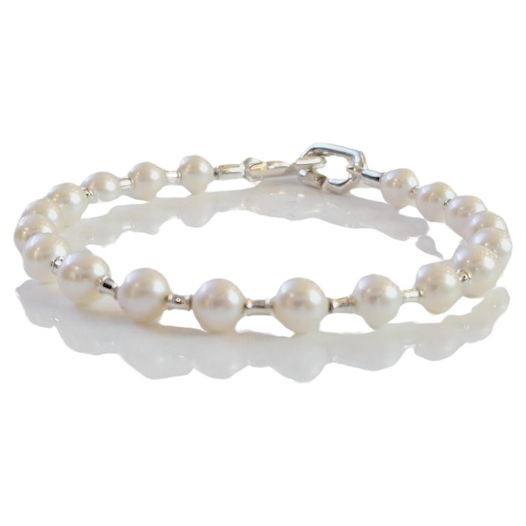 Bracciale di perle Tiffany HardWear in argento, 5-6 mm su 1stDibs | bracciale  perle tiffany prezzo, bracciale tiffany perle nere