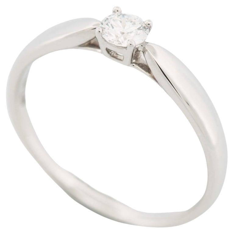 Tiffany Harmony 0.20 ct Solitaire Diamond Ring PT950