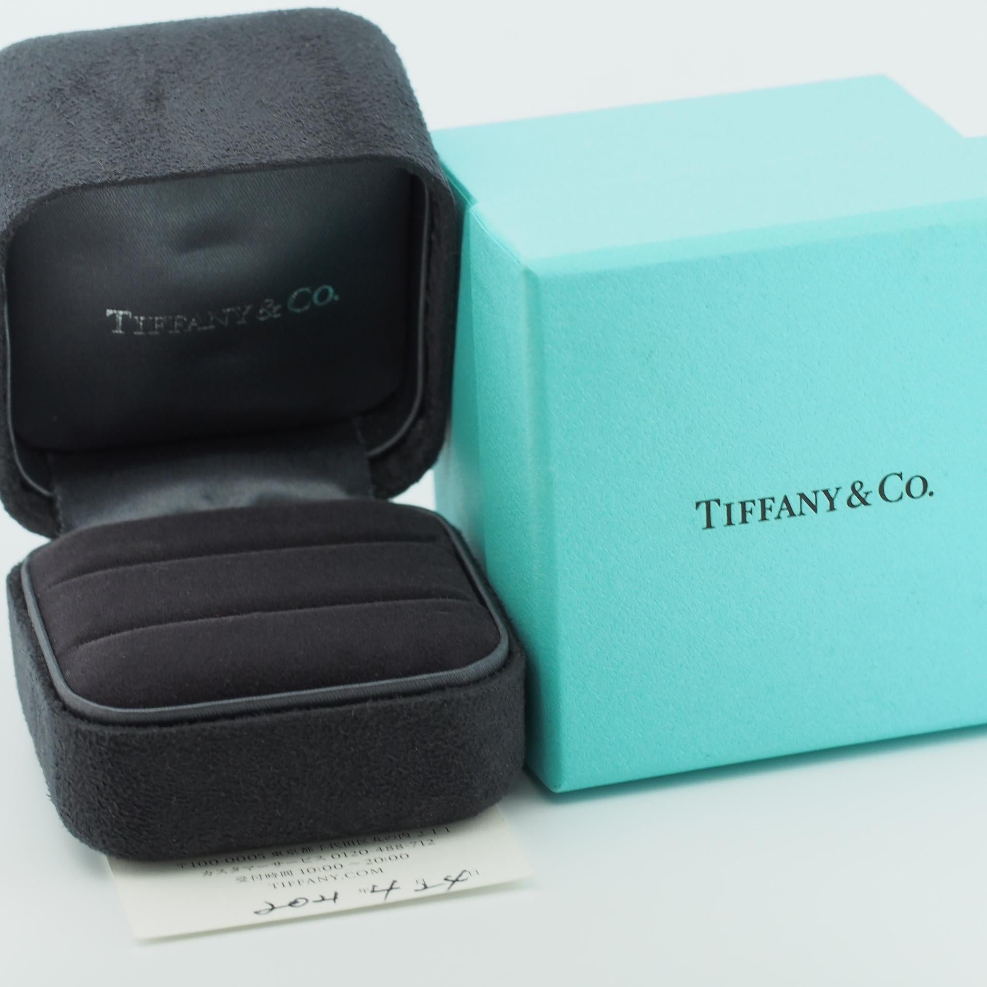 Tiffany Harmony 0.21ct Solitaire Diamond Ring PT950 2