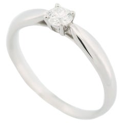 Tiffany Harmony 0.21ct Solitaire Diamond Ring PT950