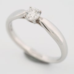 Tiffany Harmony Bague solitaire en diamant 0,24 carat PT950