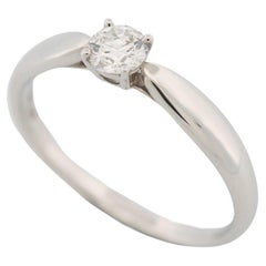 Tiffany Harmony Bague solitaire en diamant 0,24 carat PT950