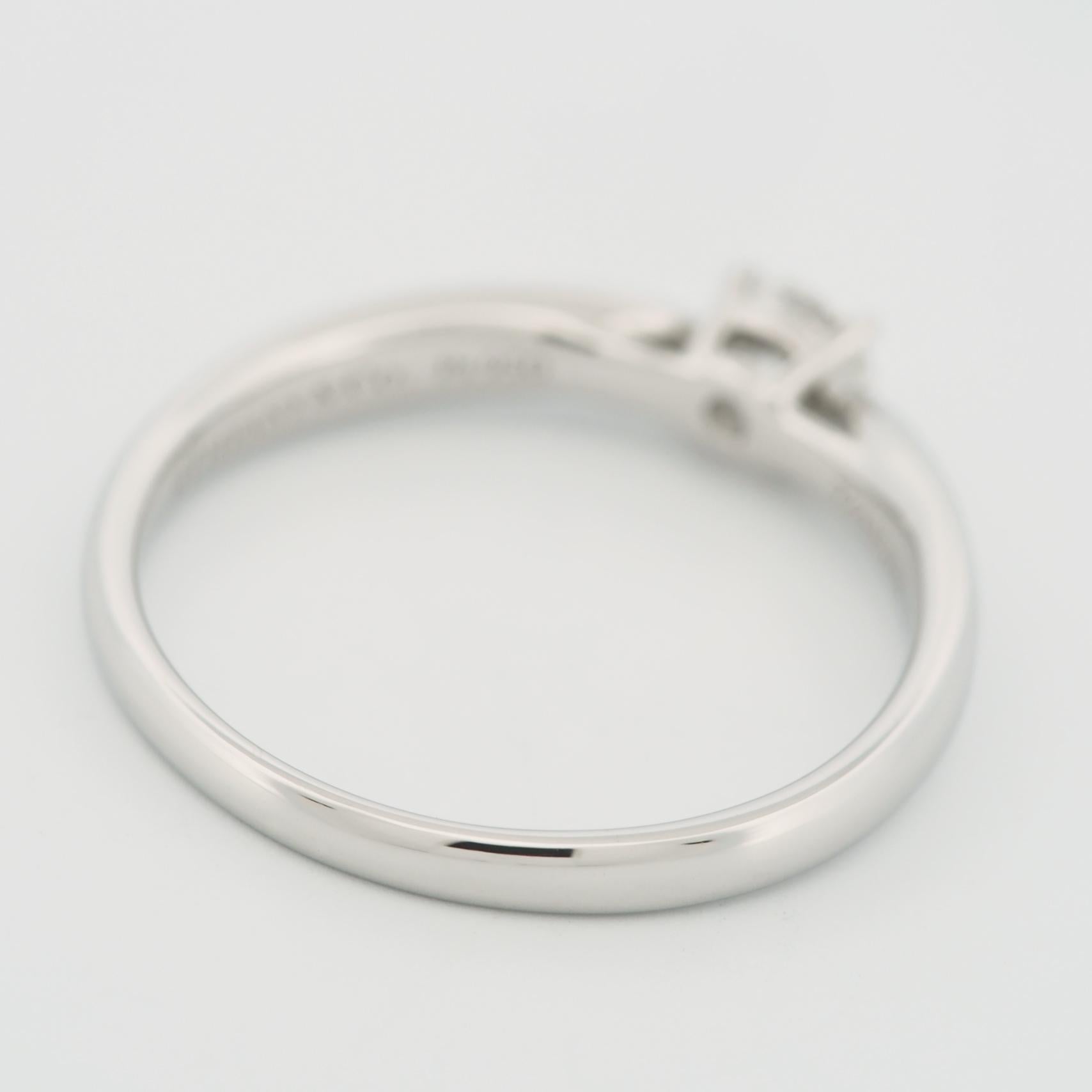 De las mujeres Tiffany Harmony Anillo de diamantes solitario de 0,25 ct PT950