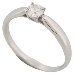 Tiffany Harmony 0.25 ct Solitaire Diamond Ring PT950