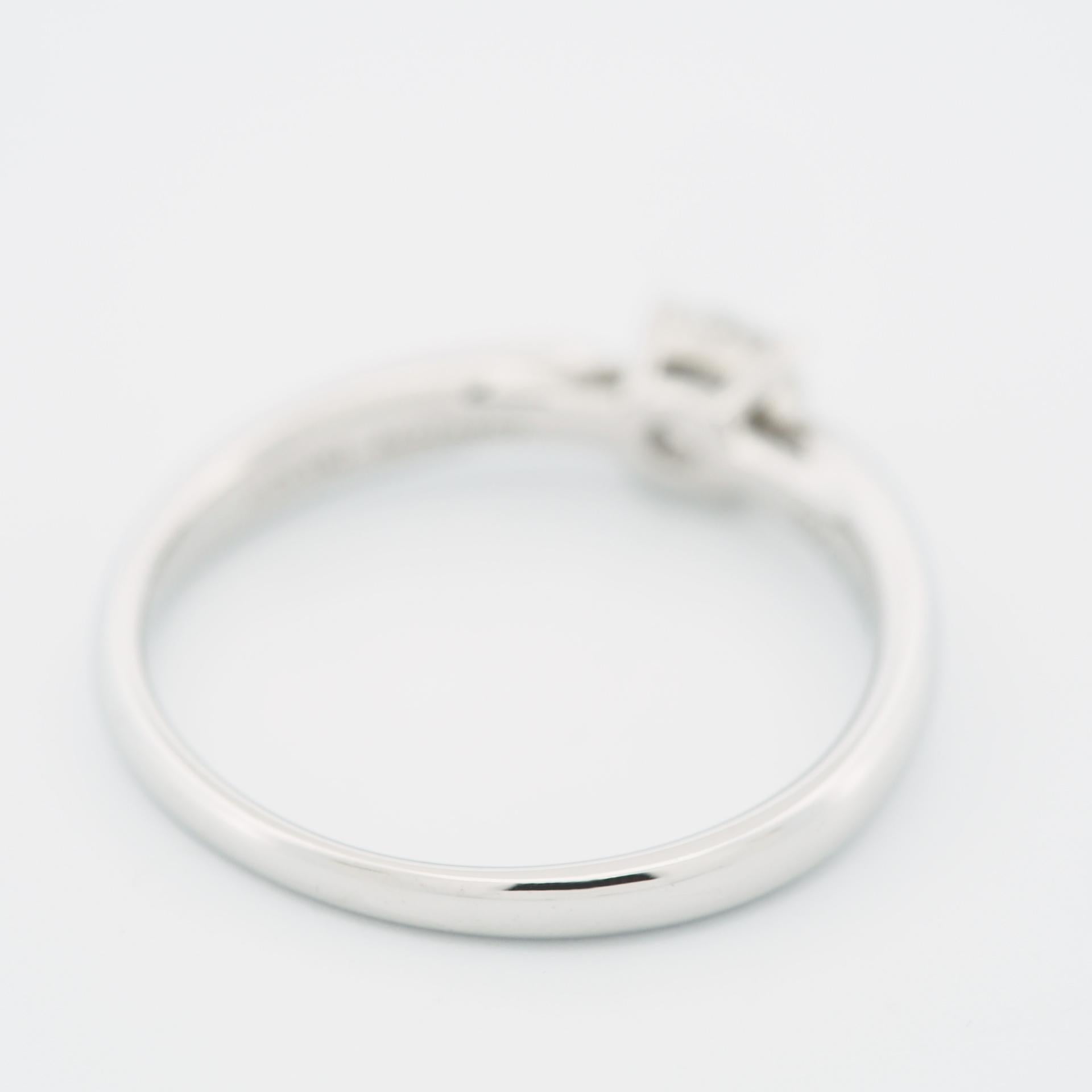Round Cut Tiffany Harmony 0.32 ct Solitaire Diamond Ring PT950