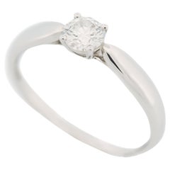 Tiffany Harmony 0.32 ct Solitaire Diamond Ring PT950
