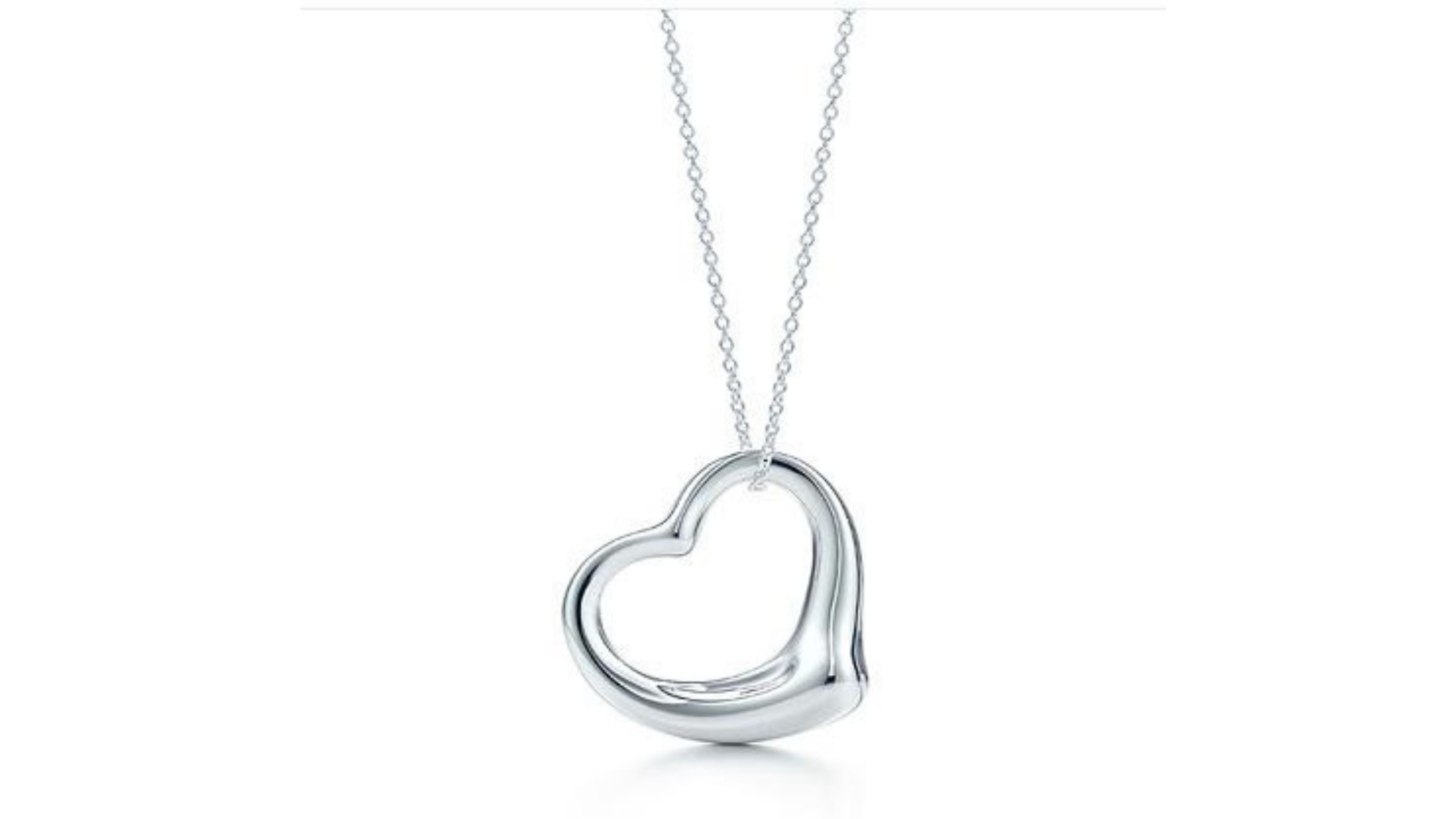 Tiffany Heart Necklace Sterling Silver 

Elsa Peretti's most celebrated icon. Pendant in sterling silver. Size large, on an 16