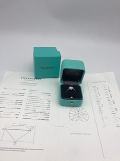 Tiffany Heart-Shaped 0.90CT Diamond Engagement Ring, Size 51
