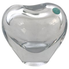 Tiffany Heart Shaped Vase by Salviati