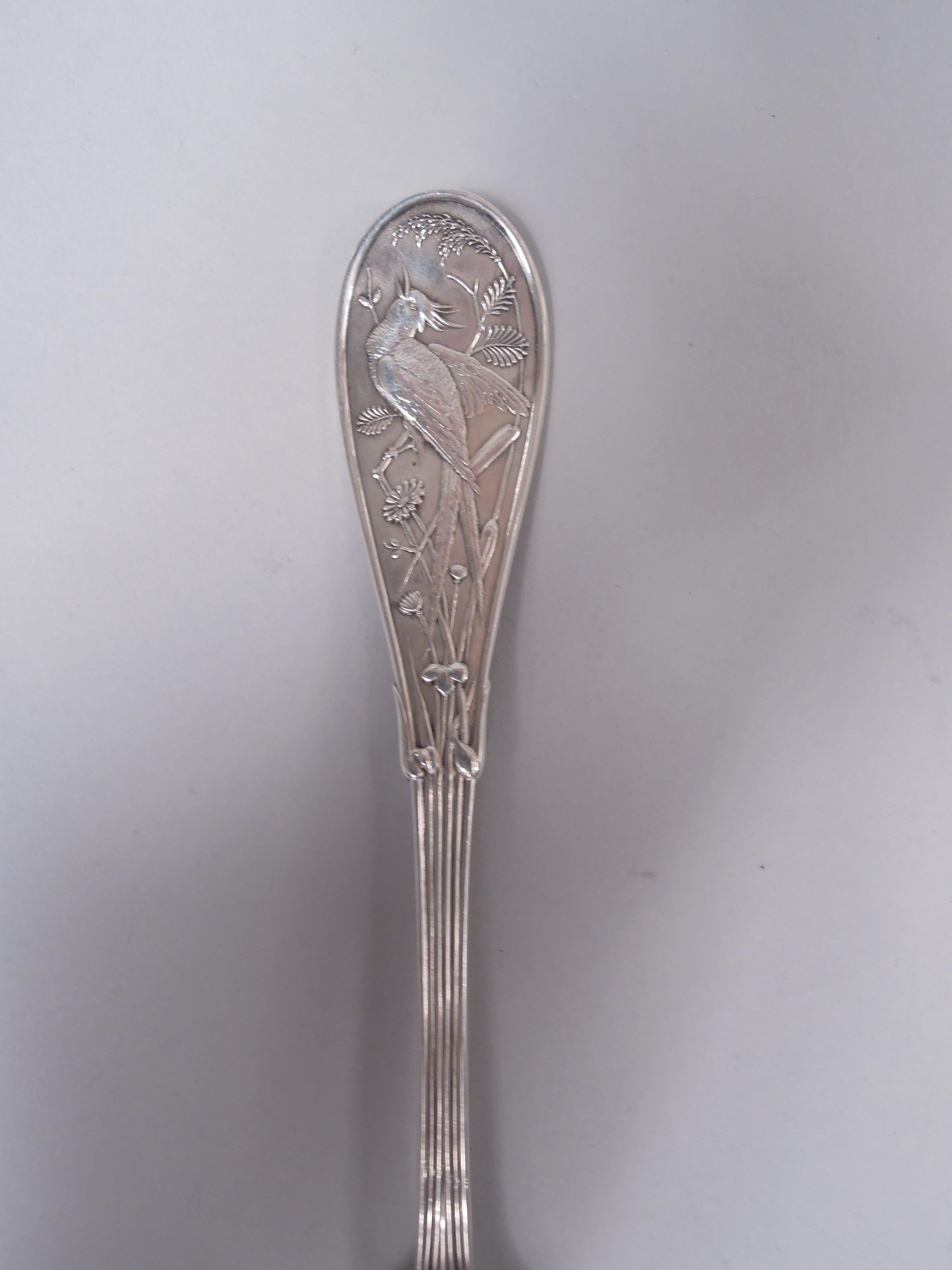 Vajilla japonesa Tiffany de plata de ley para 4 con 24 piezas en Bueno estado para la venta en New York, NY